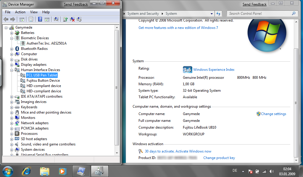 I installed the Vista drivers from the driver CD. The Setup.exe on the driver CD will complain that the operating system is unsupported.