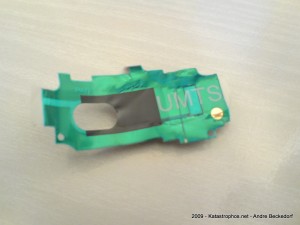 Peeled off film antenna of the K800i Peeled off film antenna of the K800i